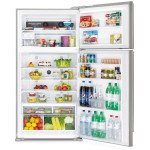 Холодильник Hitachi R-V720PUC1 BSL (No Frost, A++, 2-камерный, объем 600:444/156л, инверторный компрессор, 91x183.5x77.1см, серебристый бриллиант)