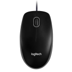 Мышь Logitech B100 Black USB (кнопок 3, 800dpi)