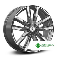 Premium Series КР014 Geely Monjaro R20/8J PCD 5x108 ET 46 ЦО 63,35 темно - серый глянцевый с полированной лицевой поверхностью
