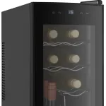 Винный шкаф Weissgauff WWC-12 Bottle (A, 1-камерный, черный)