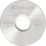 Диск DVD-R Verbatim (4.7Гб, 16x, cake box, 50)