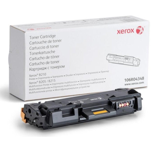 Тонер-картридж Xerox 106R04348 (черный; 3000стр; XEROX B205, B210, B215)