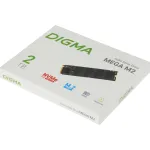 Жесткий диск SSD 2Тб Digma (2280, 3300/3000 Мб/с, 320000 IOPS)