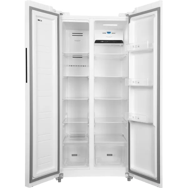 Холодильник Hyundai CS5083FWT (No Frost, A+, 2-камерный, Side by Side, инверторный компрессор, белый)