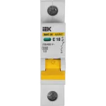 Авт. выкл. IEK 1P 10A х-ка C 4,5kA