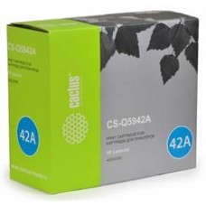 Тонер-картридж Cactus HP CS-Q5942A (черный; 10000стр; LJ 4250, 4350) [CS-Q5942A]