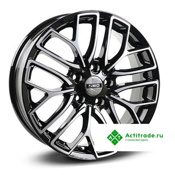 Neo 781 R17/6.5J PCD 5x114,3 ET 40 ЦО 67,1 черный с полированной лицевой поверхностью