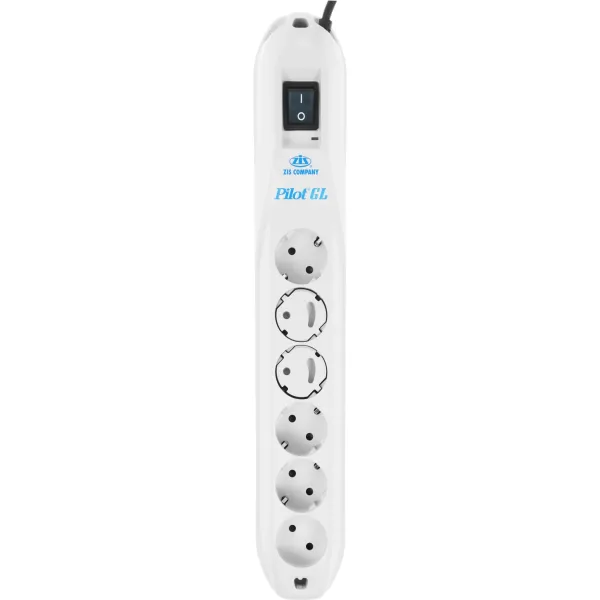 Сетевой фильтр Pilot GL (5м, 6xEURO, 2,2кВт, 10А)