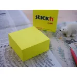 Блок самоклеящийся Hopax 21010 (бумага, желтый, 76x76мм, 400листов, 70г/м2)