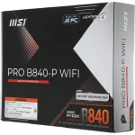 Материнская плата MSI PRO B840-P WIFI (AM5, AMD B840, xDDR5 DIMM, ATX, RAID SATA: 0,1,10)