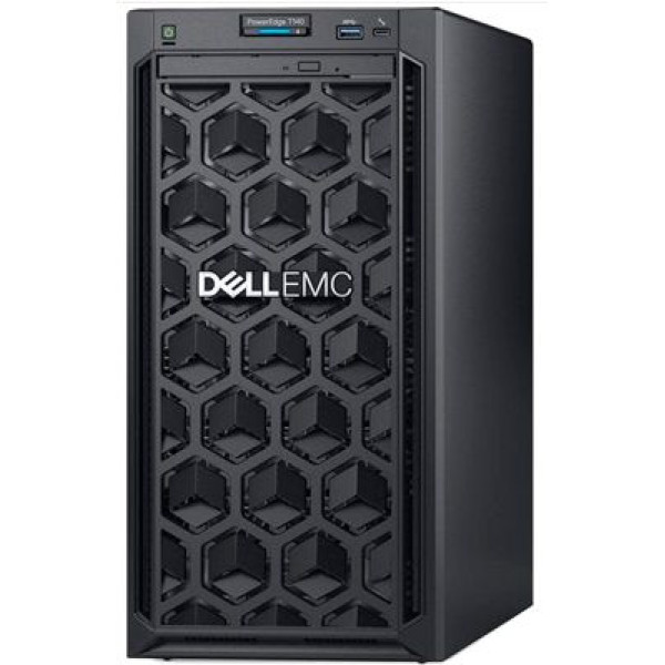 Сервер Dell PowerEdge T140 (1xE-2224, 1x8Гб DDR4, 1x1024Гб SATA, 1x365Вт)