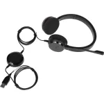 Гарнитура Jabra EVOLVE 20 UC Stereo (оголовье, с проводом, накладные, USB Type-A, Unified Communications)