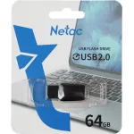 Накопитель USB Netac NT03U197N-064G-20BK