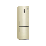 Холодильник LG GA-B509CESL (No Frost, A+, 2-камерный, объем 419:292/127л, инверторный компрессор, 595x2 030x682см, бежевый)