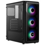 Корпус Aerocool SI-5200 Frost Black (Midi-Tower, 3xUSB3.0, 3x120мм)