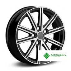 Alcasta M64 R17/7J PCD 5x108 ET 40 ЦО 54,1 черный с полированной лицевой поверхностью