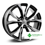 RST R009 R19/7.5J PCD 5x114,3 ET 35 ЦО 60,1 черный с полированной лицевой поверхностью