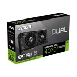 Видеокарта GeForce RTX 4070TI Super 2625МГц ASUS DUAL OC (PCI-E 4.0, GDDR6X, 256бит, 1xHDMI, 3xDP)