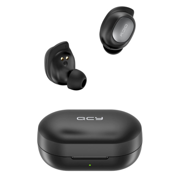 Гарнитура QCY T9 (беспроводные внутриканальные в ушной раковине закрытые, 43/380мА*ч, 4ч, Bluetooth 5.0, IPX4)