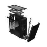 Корпус Fractal Design Define 7 Compact Light TG Black (1xUSB3.0, 1x120мм, 1x140мм)