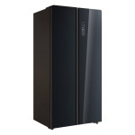 Холодильник Korting KNFS 91797 GN (No Frost, A+, 2-камерный, Side by Side, объем 587:339/248л, инверторный компрессор, 89,5x178,8x74,5см, чёрный)