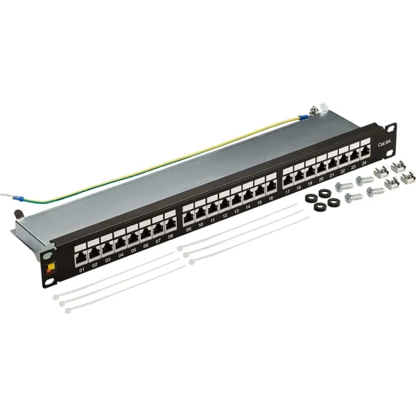 Патч-панель Lanmaster LAN-PPL24S6A (19