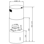 Вытяжка Maunfeld Lee Light (Isla) 35 INOX