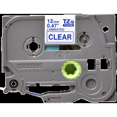 Наклейка ламинированная TZ-E133 (12 мм син/прозр) [TZE133]