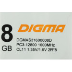 Память SO-DIMM DDR3L 8Гб 1600МГц Digma (12800Мб/с, CL11, 204-pin)