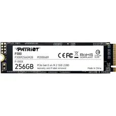 Жесткий диск SSD 256Гб Patriot Memory (2280, 1700/1100 Мб/с, 260000 IOPS, PCI-E, для ноутбука и настольного компьютера) [P300P256GM28]