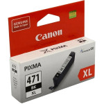 Чернильный картридж Canon CLI-471XLBK (черный; 810стр; 11мл; Pixma MG5740, MG6840, MG7740)