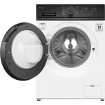 Стиральная машина Weissgauff WM 41106 Inverter Steam(фронтальная узкая, класс стирки/отжима/э.потребления: A+++ , макс: 6кг, 1000 об/мин, инвертер, защита: частичная, 59.5x85x37см, белый)