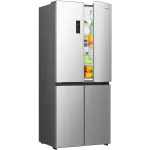 Холодильник Gorenje NRM819E61X (No Frost, A+, 3-камерный, Side by Side, объем 499:324/175л, инверторный компрессор, серый)