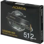 Жесткий диск SSD 512Гб ADATA LEGEND 900 (M.2 2280, 6200/2300 Мб/с, PCI-E GEN4 X4)