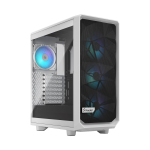 Корпус Fractal Design Meshify 2 Compact RGB White TG Clear Tint (1x120мм)