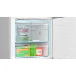 Холодильник Bosch KGN55VL21U (No Frost, A+, 2-камерный, объем 619:400/105л, инверторный компрессор, 700x1 860x800см, серебристый)