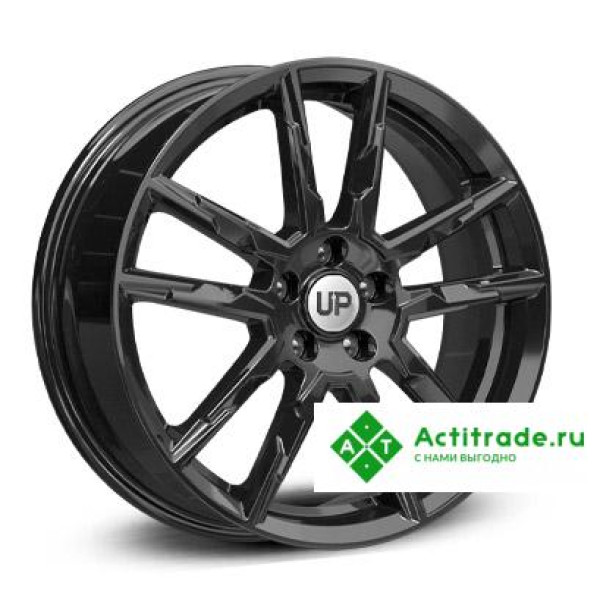 Wheels UP Up107 R17/6.5J PCD 4x98 ET 35 ЦО 58,5 черный глянцевый