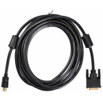 Кабель Buro (HDMI (m), DVI-D (m), 5м)