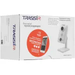 Камера видеонаблюдения Trassir TR-D7121IR1W 2.8 (IP, внутренняя, кубическая, 2Мп, 2.8-2.8мм, 1920x1080, 25кадр/с)
