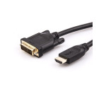 Кабель-переходник VCOM (HDMI (m), DVI-D (m))