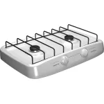 Плита газовая Darina L NGM521 01 W