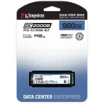 Жесткий диск SSD 960Гб Kingston (2280, 7000/1300 Мб/с, 47000 IOPS, PCIe 4.0 x4 (NVMe), для сервера)