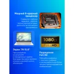 Ноутбук HP 15s-eq3009ny (AMD Ryzen 5 5625U 2.3 ГГц/8 ГБ DDR4 3200 МГц/15.6