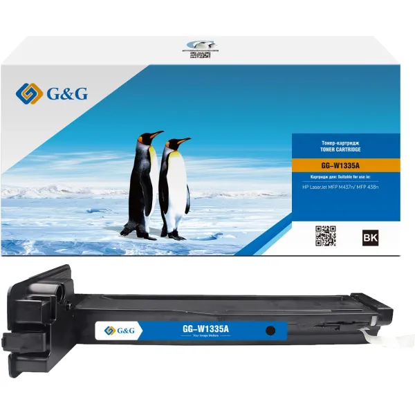 Тонер-картридж G&G GG-W1335A (черный; 7400стр; LJ MFP M437n, MFP 438n)