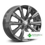 КиК Polo KC937 R15/6J PCD 5x100 ET 38 ЦО 57,1 темно - серый глянцевый