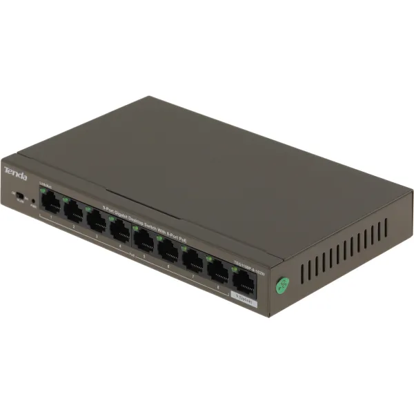 Коммутатор Tenda TEG1109P-8-102W