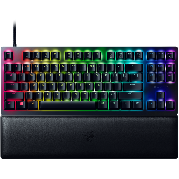 Игровая клавиатура Razer Huntsman V2 Tenkeyless Red Switch (классическая механическая, 87кл)