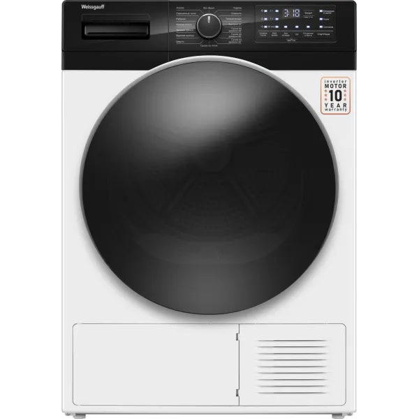 Сушильная машина Weissgauff WD 6110 B Heat Pump (A+, макс.загрузка 9 кг)