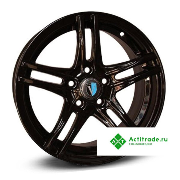 Venti 1505 R15/6J PCD 5x100 ET 38 ЦО 57,1 черный глянцевый