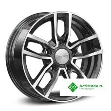 Скад Вайсхорн R16/6.5J PCD 5x139,7 ET 40 ЦО 98,1 черный с полированной лицевой поверхностью [4060005]